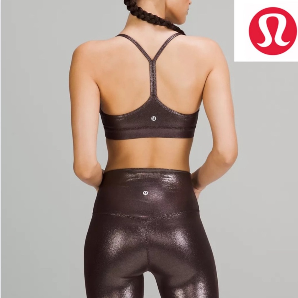 Lululemon Flow Y Nulu Bra Shine